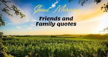 100 Good Morning Friends And Family Quotes